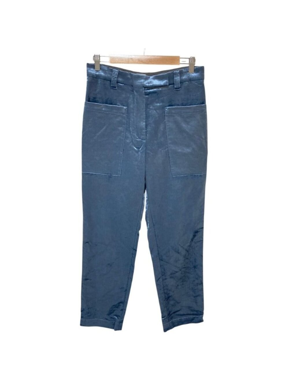 Brunello Cucinelli Velvet Pants 38 Blue